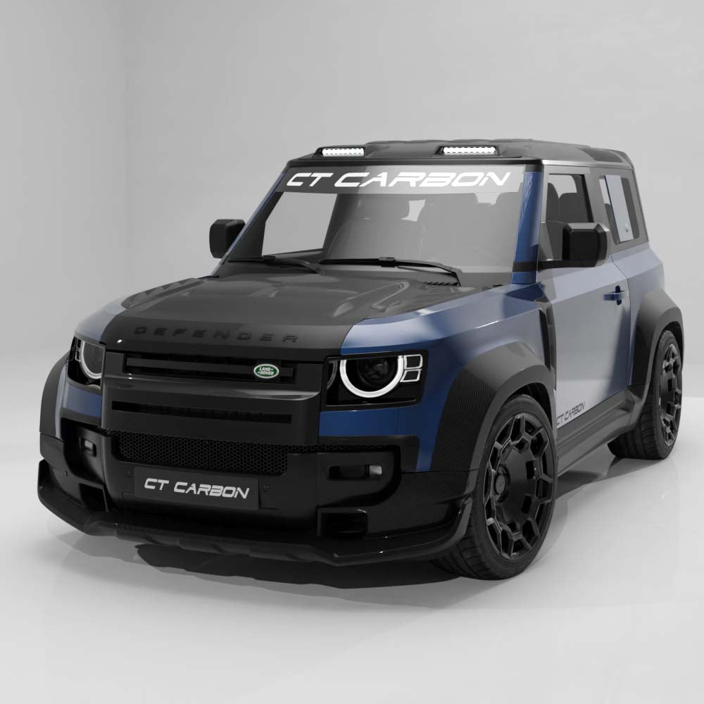 Defender L663 90/110/130 2020+ Carbon Fibre Roof Light - CT Design - view 10
