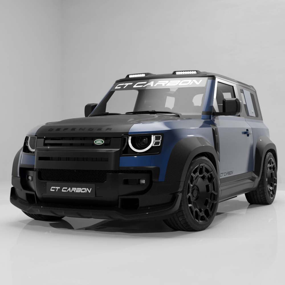 Defender L663 90/110/130 2020+ Carbon Fibre Roof Light - CT Design - view 4