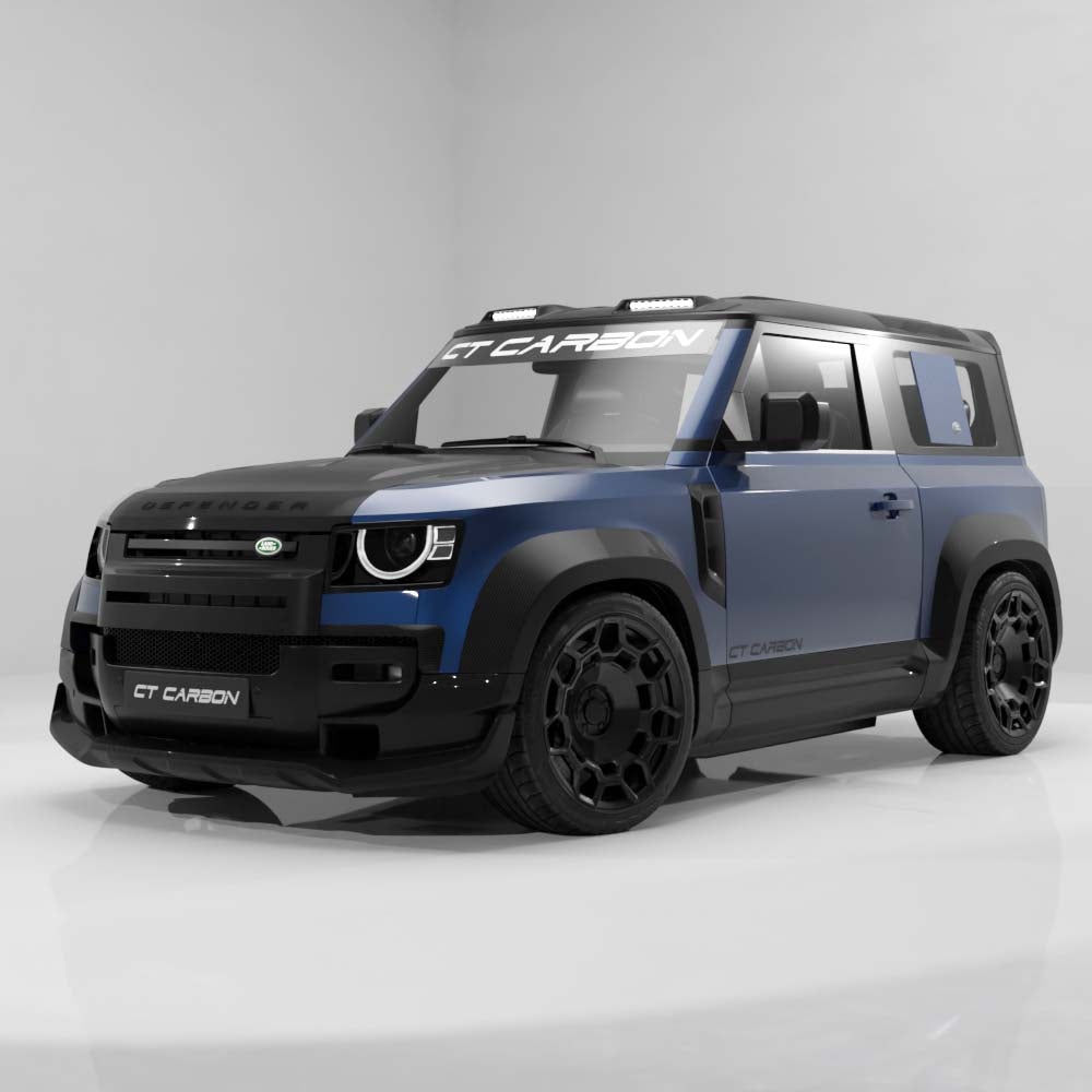 Defender L663 90/110/130 2020+ Carbon Fibre Roof Light - CT Design - view 7