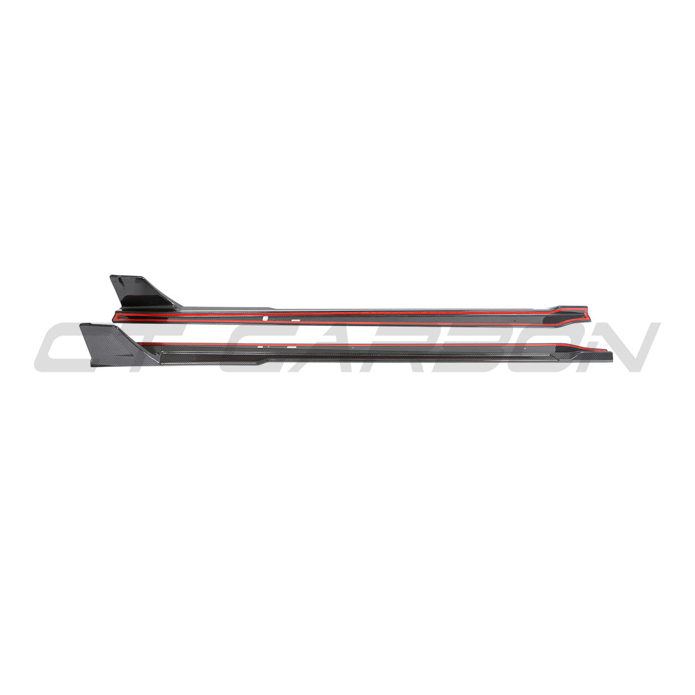 BMW G87 M2 2023+ Carbon Fibre Side Skirts - V3 - view 2