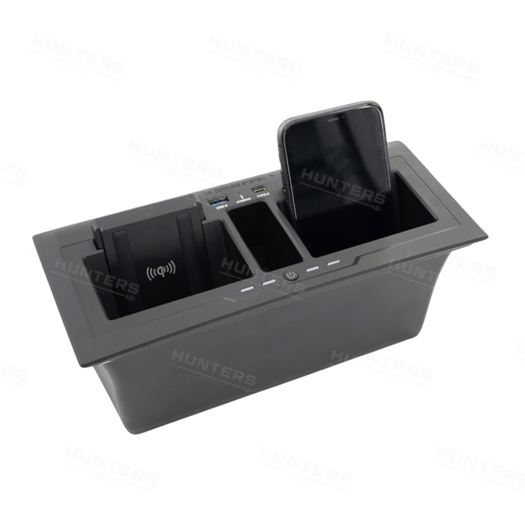 Defender L663 Centre Console Twin Wireless Charging Dock
