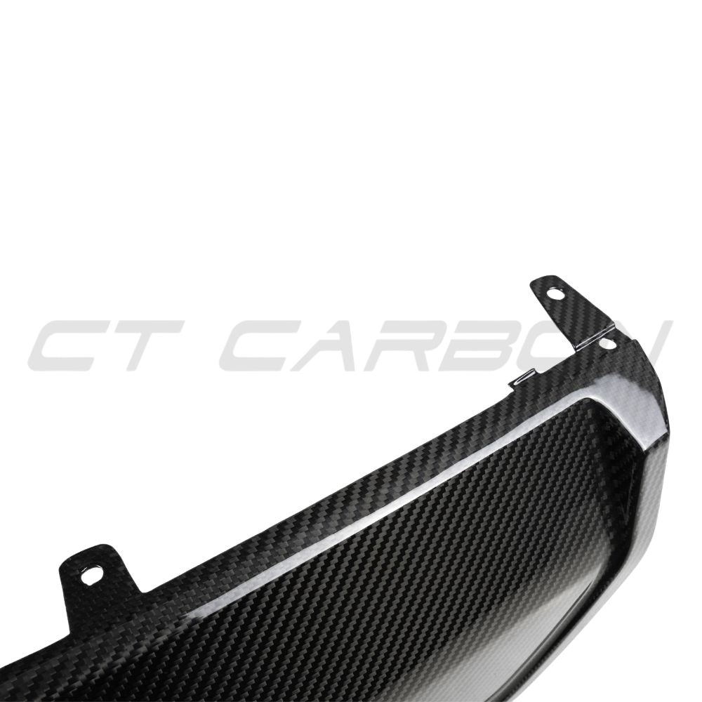 BMW 3 Series G20/G21 2022+ LCI Carbon Fibre Diffuser - Round Tips - V1 - view 2