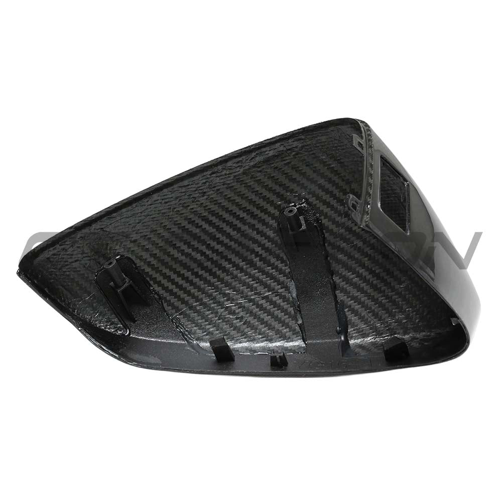 Audi A3/S3/RS3 8Y 2022+ Carbon Fibre Mirror Covers With Lane Assist - Rhd - view 14