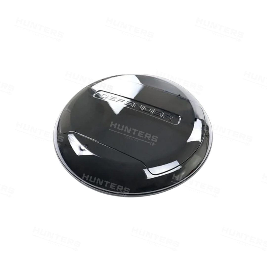 Defender L663 LR Genuine Gloss Black Spare Wheel Cover - view 2