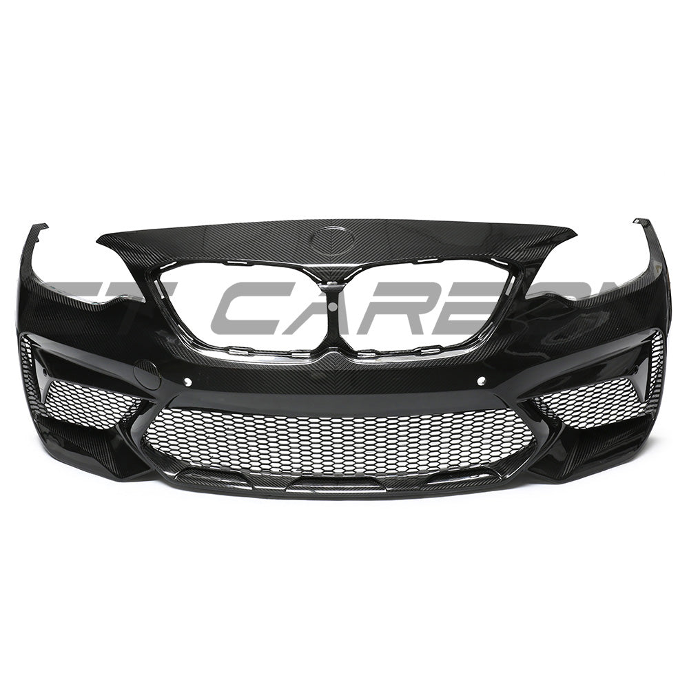 BMW F87 M2C Carbon Pre-preg Fibre Front Bumper - view 6