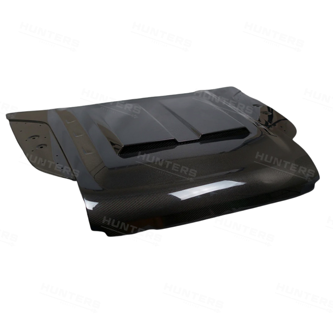 Defender L663 Carbon Fibre Bull Nose Bonnet - view 2