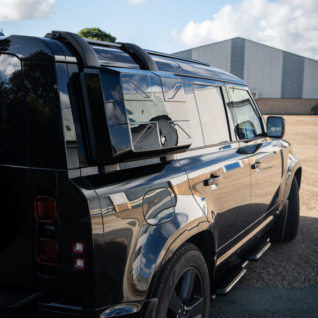 Defender L663 Union Jack Side Mounted Gear Carrier Box - view 6