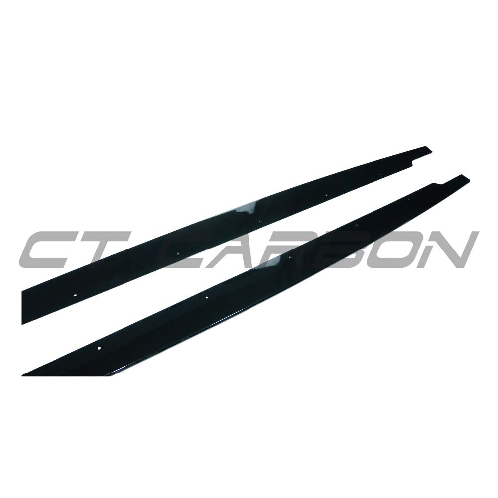 BMW M3 E90/E92 2006-2013 Gloss Black Side Skirts - V2 - view 2