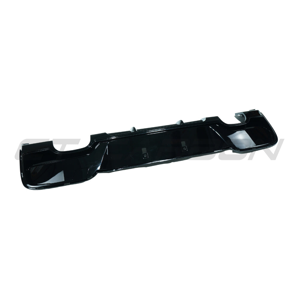 BMW 1 Series F20/F21 2012-2014 Pre-lci Gloss Black Diffuser - Quad Tip - view 3