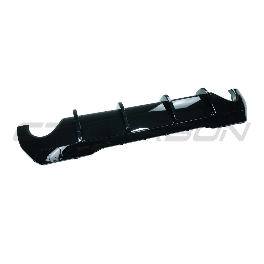 BMW F40 1 Series 2019-2024 Gloss Black Diffuser - Dual Exit - V3 - view 3