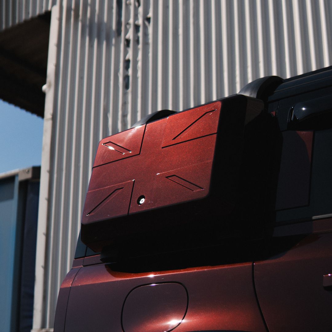 Defender L663 Union Jack Side Mounted Gear Carrier Box - view 8