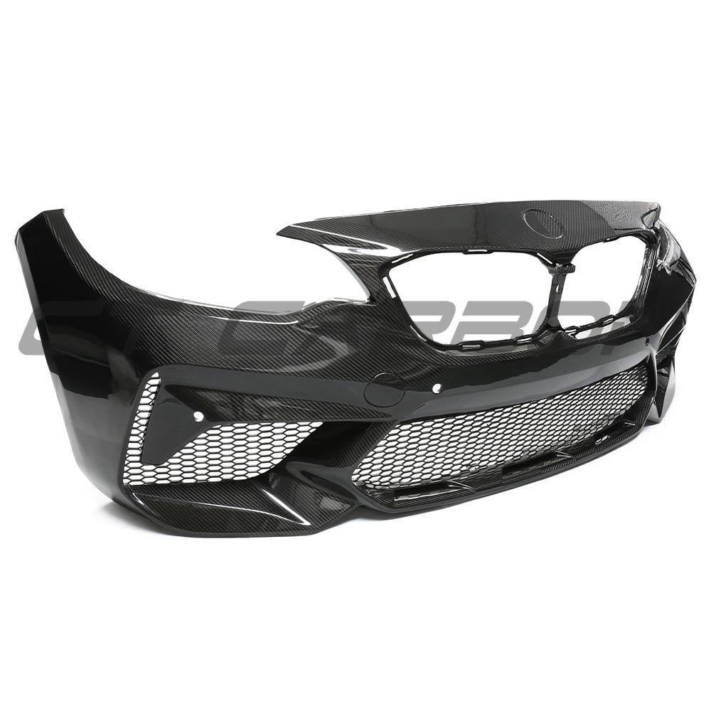 BMW F87 M2C Carbon Pre-preg Fibre Front Bumper - view 9