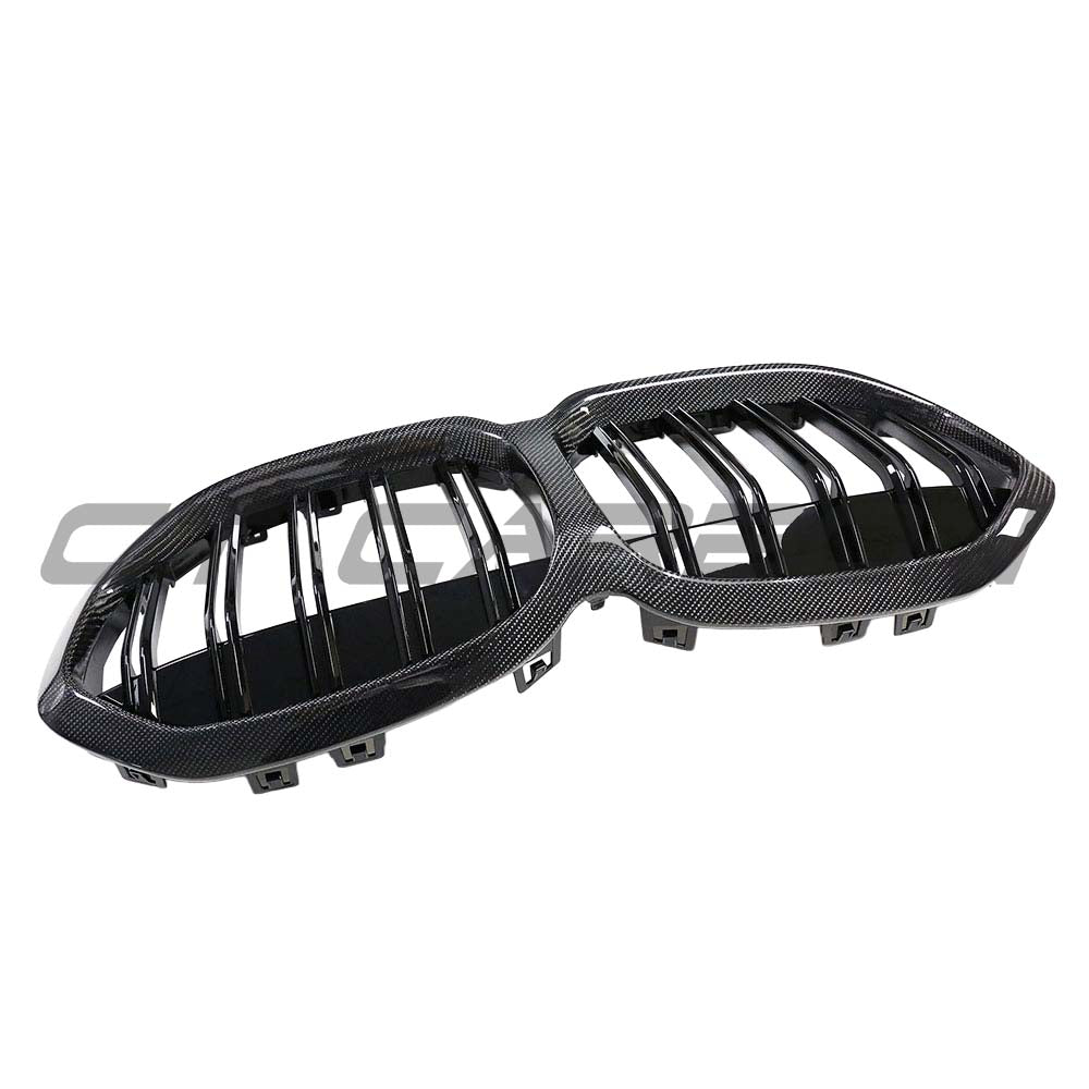 BMW F40 1 Series 2019-2024 Carbon Fibre Front Grille - V1 - view 4