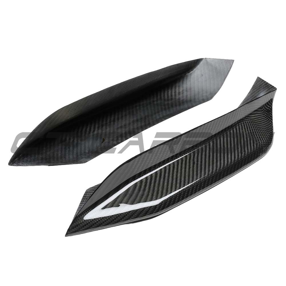 BMW M3/M4 (F80 F82 F83) 2014-2020 Upper Front Carbon Fibre Canards - view 6