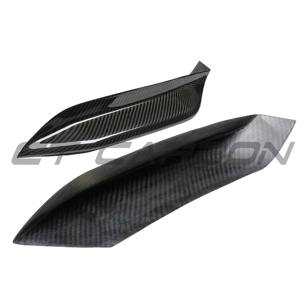 BMW M3/M4 (F80 F82 F83) 2014-2020 Upper Front Carbon Fibre Canards - view 7