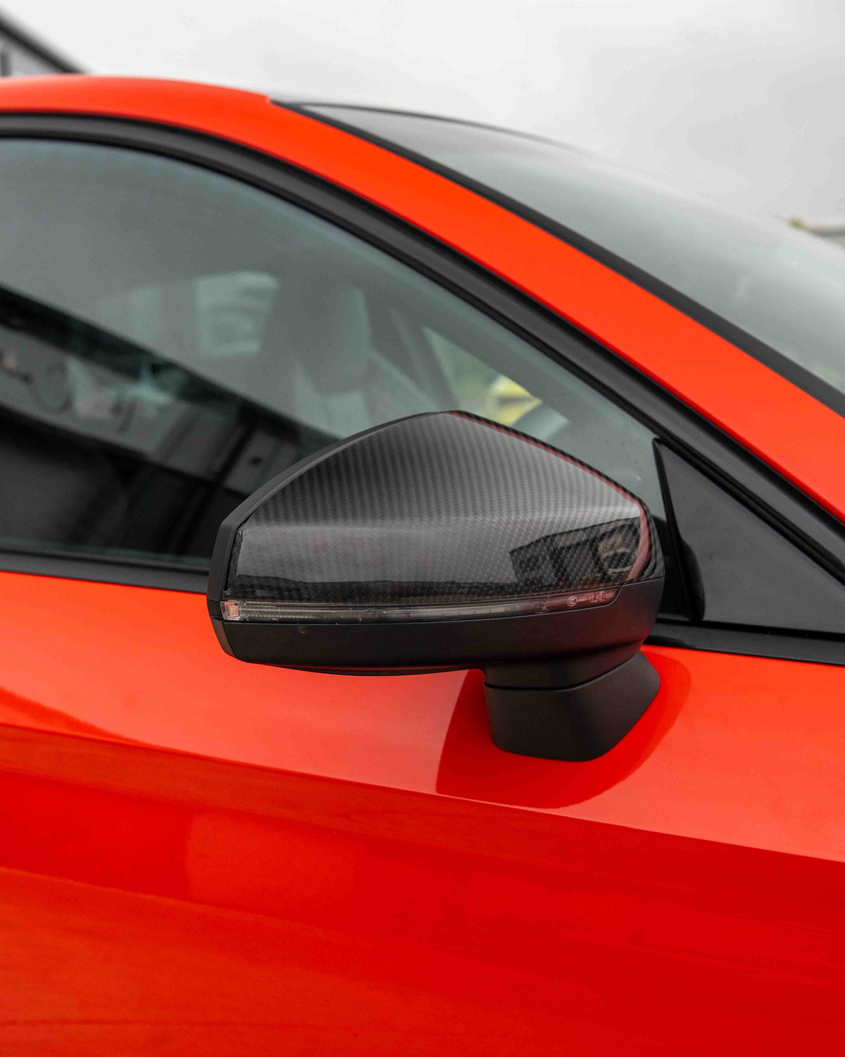 Audi A3 S3 RS3 8V Pre-preg Carbon Fibre Mirrors - With Lane Assist - view 4