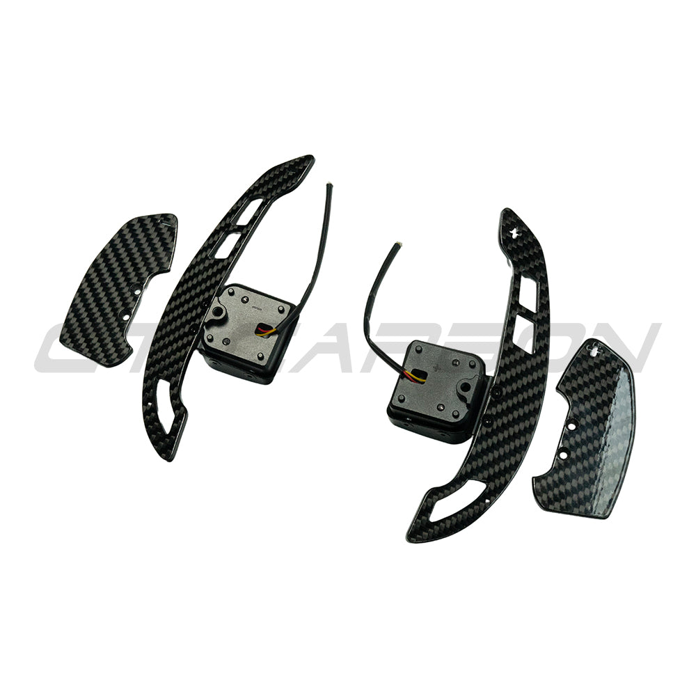 Audi A3/S3/RS3 A4/S4/RS4 A5/S5/RS5 2014+ Magnetic Carbon Fibre Shifter Paddles - view 5