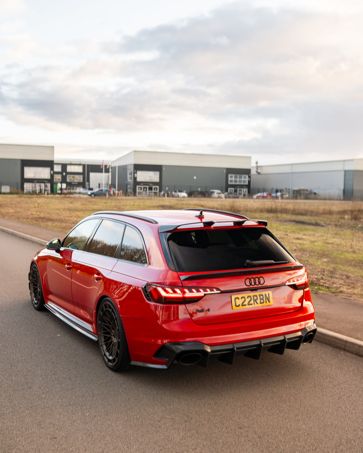 Audi RS4 B9 & B9.5 2016-2024 Carbon Fibre Diffuser - CT Design - view 8