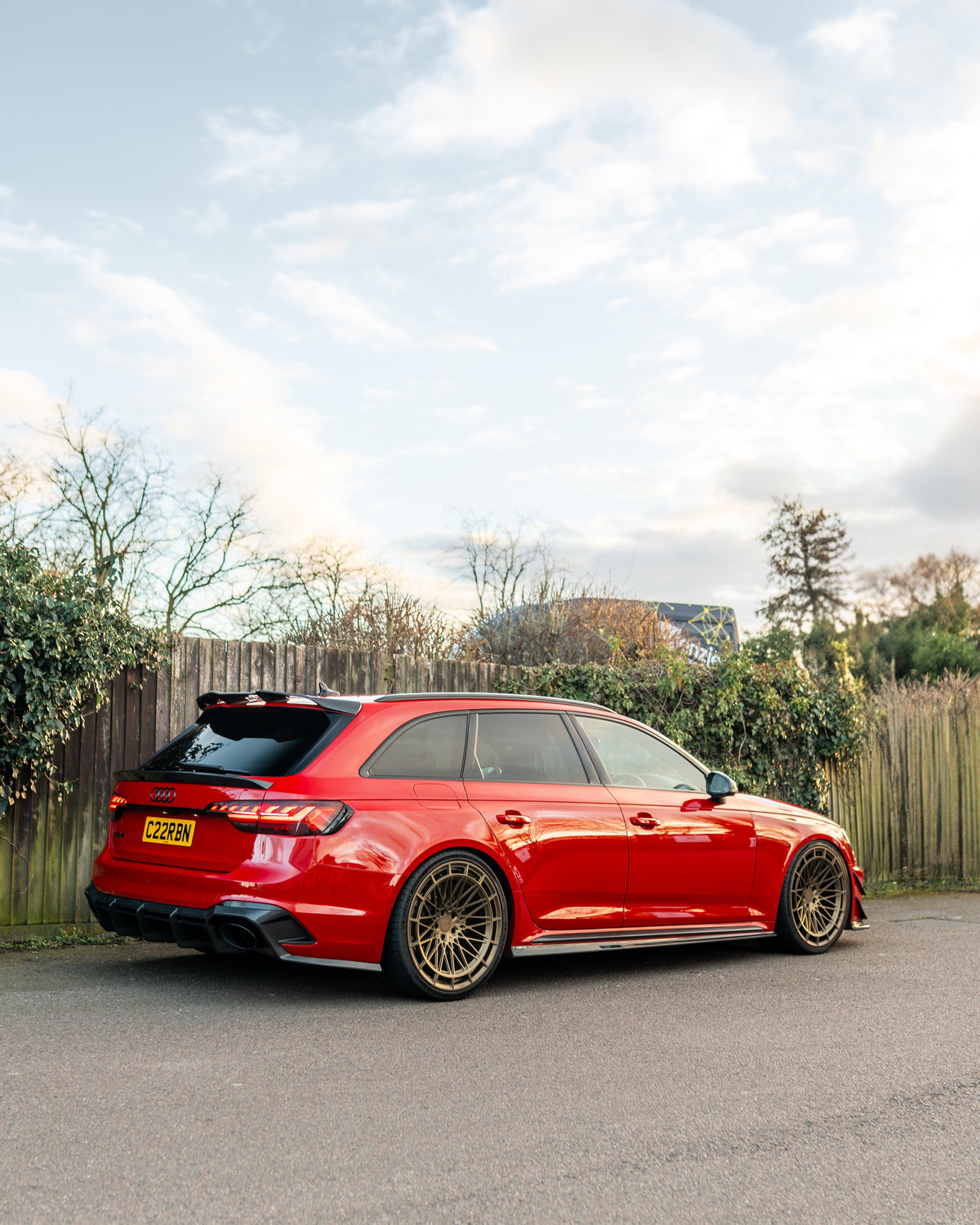 Audi RS4 B9.5 Carbon Fibre Side Skirts - CT Design - view 2