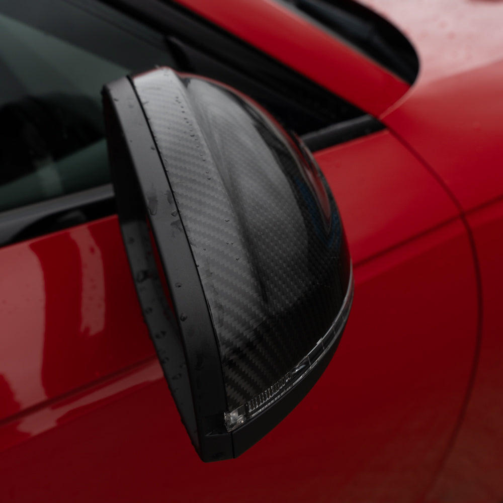 Audi A4/S4/RS4/A5/S5/RS5 B9 2016-2025 Pre-preg Carbon Fibre Mirrors - With Lane Assist - view 4