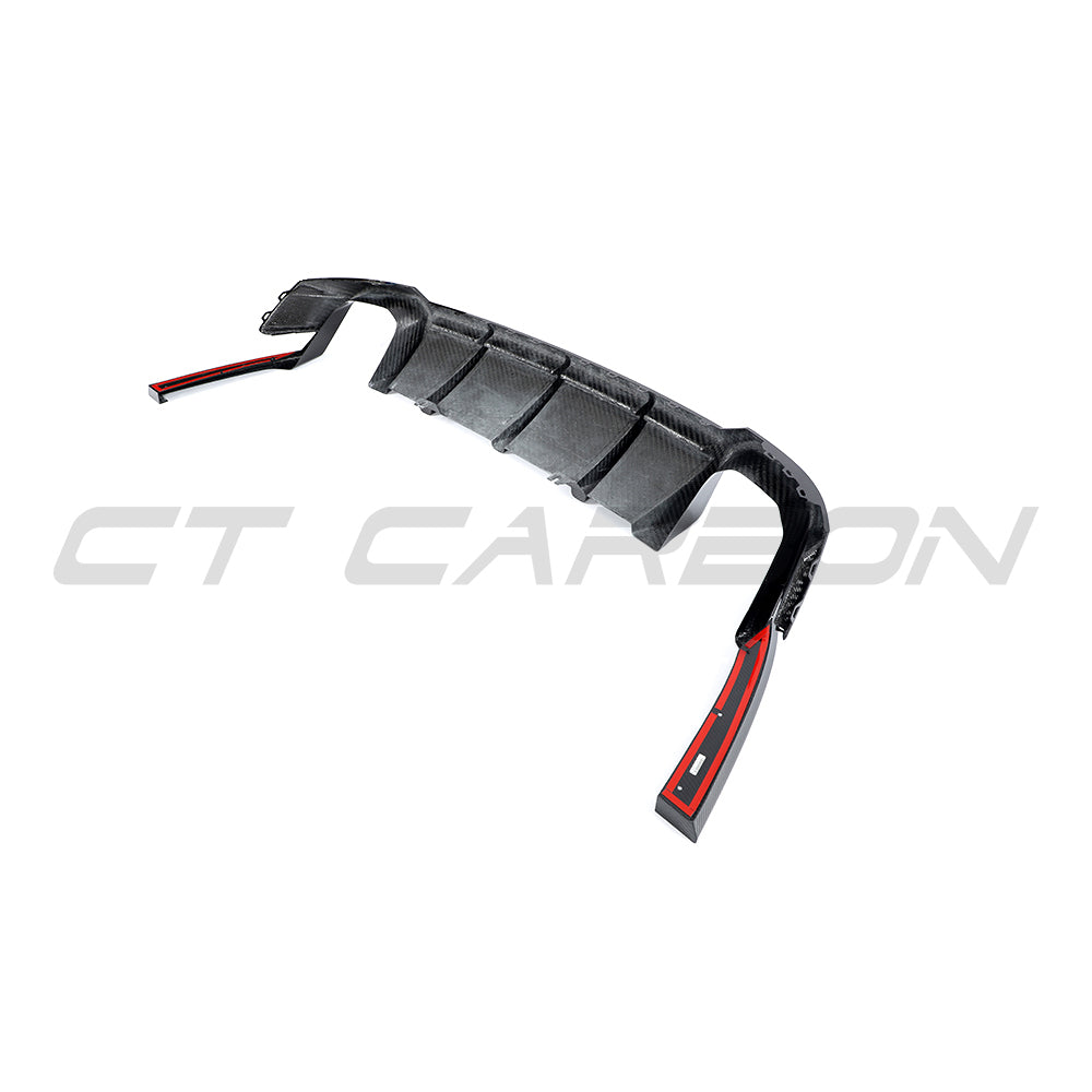Audi RS4 B9 & B9.5 2016-2024 Carbon Fibre Diffuser - CT Design - view 13