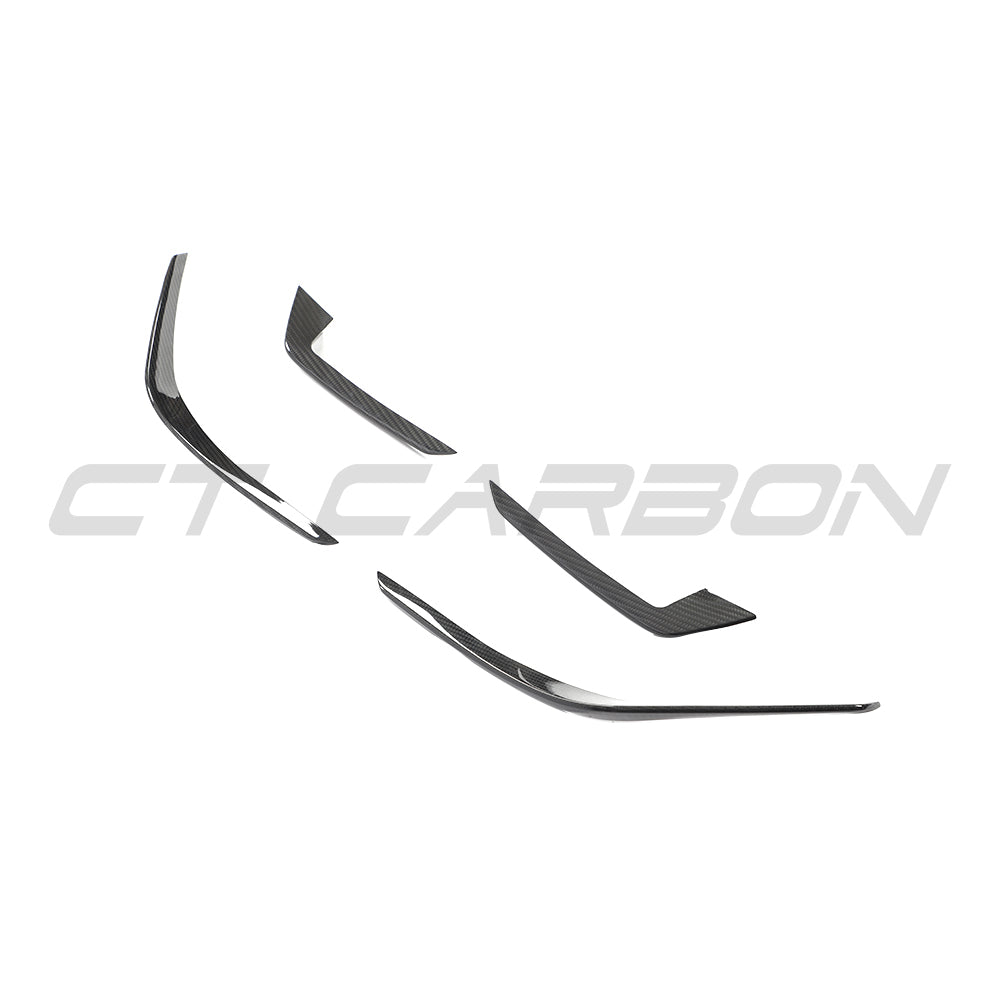 Audi RS4 B9.5 Carbon Fibre Front Canards- CT Design - view 8