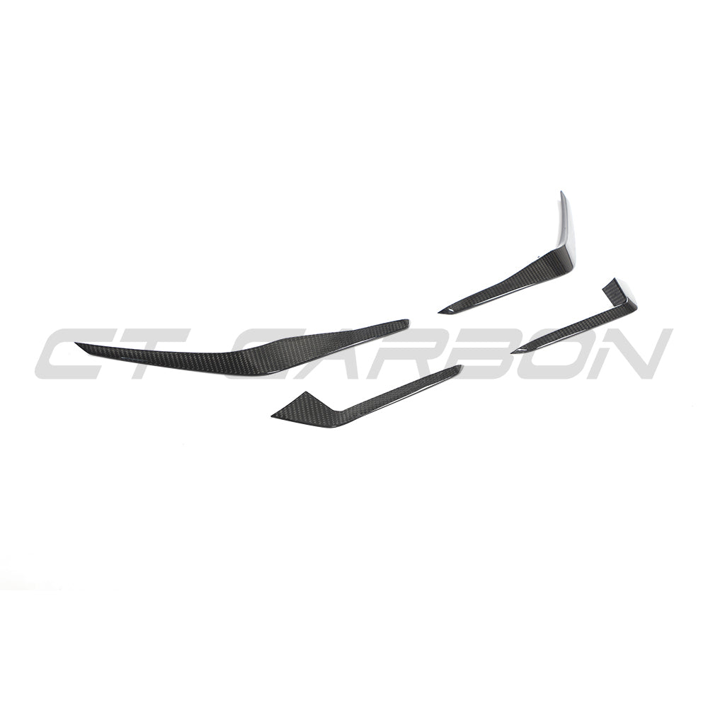 Audi RS4 B9.5 Carbon Fibre Front Canards- CT Design - view 9