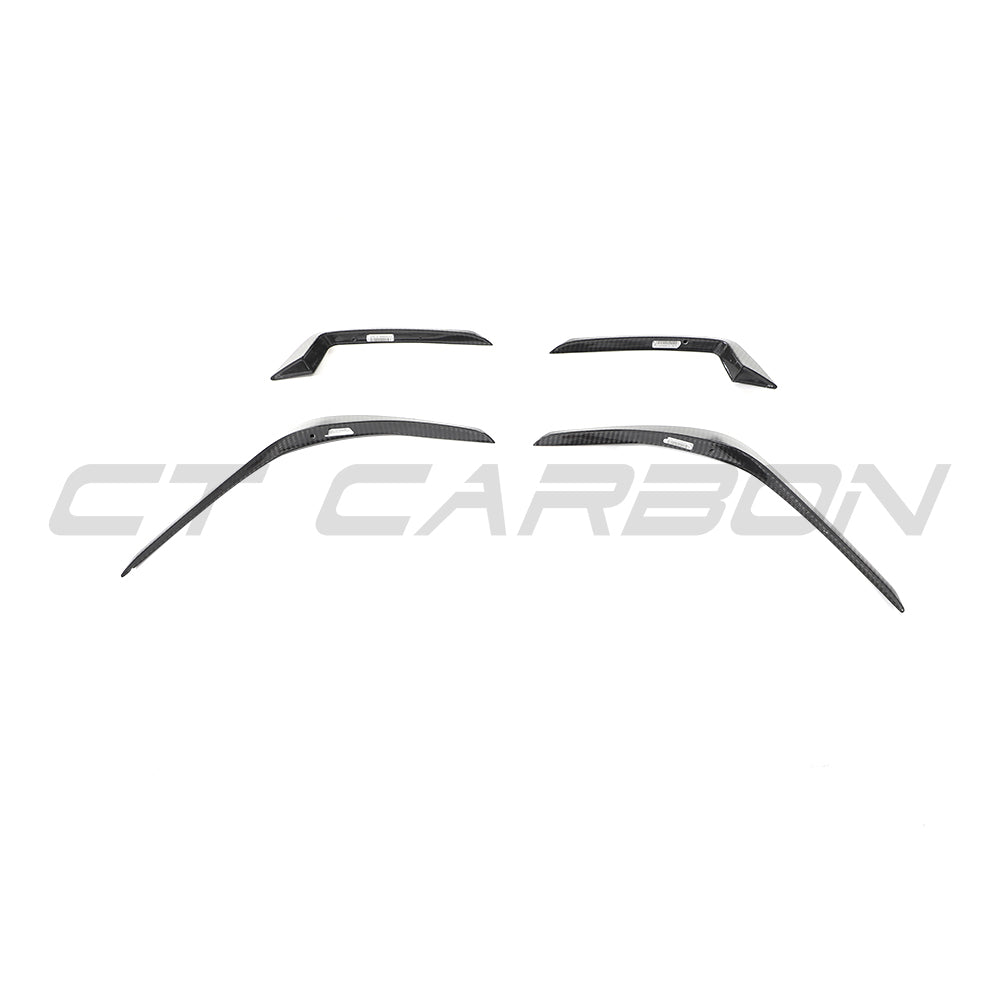 Audi RS4 B9.5 Carbon Fibre Front Canards- CT Design - view 10