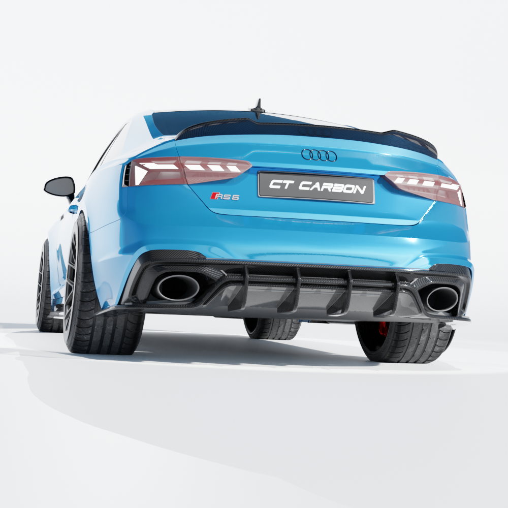 Audi RS5 B9.5 Sportback & Coupe 2020-2025 Carbon Fibre Diffuser - CT Design - view 10