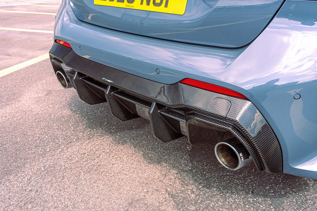 BMW 1 Series F40 Carbon Fibre Diffuser - CT Design - view 4