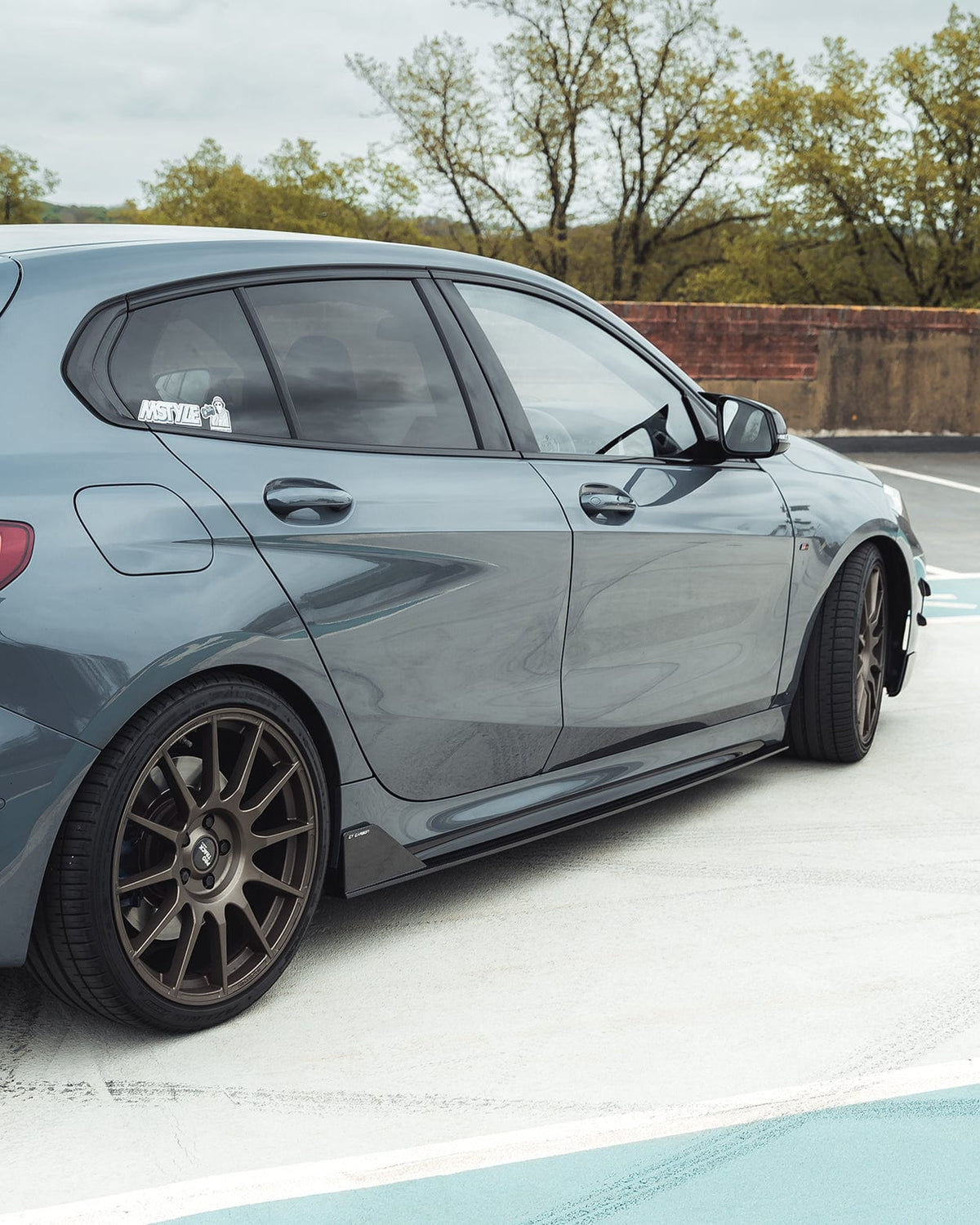 BMW 1 Series F40 Carbon Fibre Side Skirts - CT Design - view 6