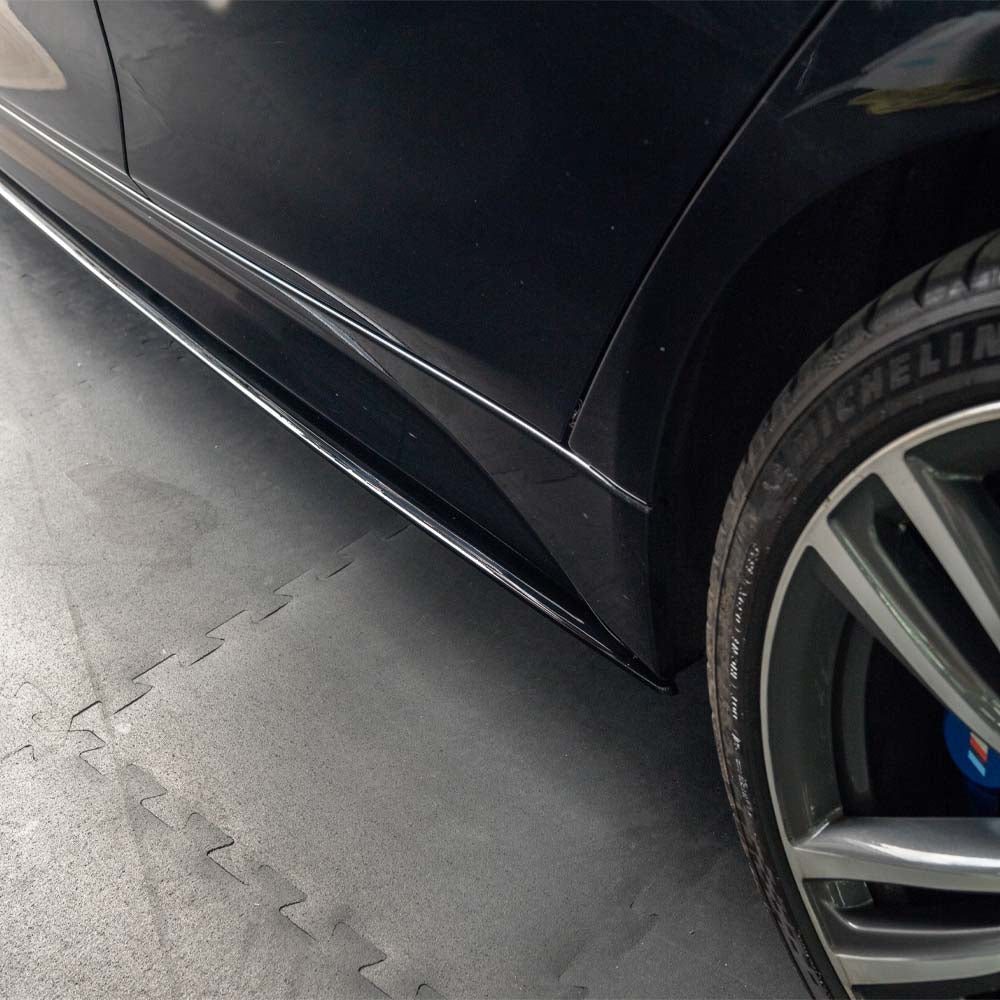 BMW 3 Series F30/F31 Gloss Black Side Skirts - V2 - view 2