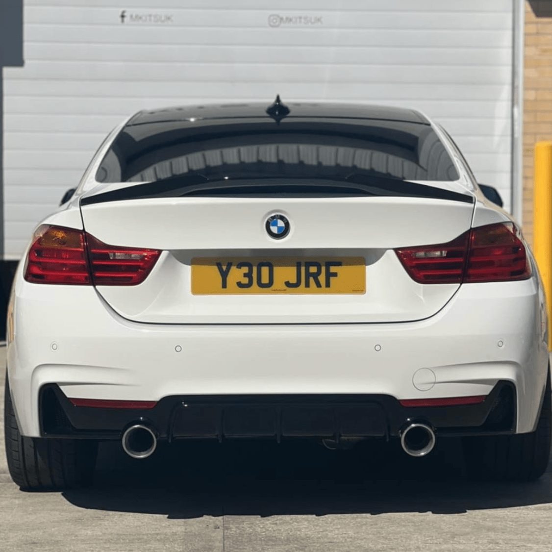 BMW 4 Series F32 Gloss Black Spoiler - V4 - view 3