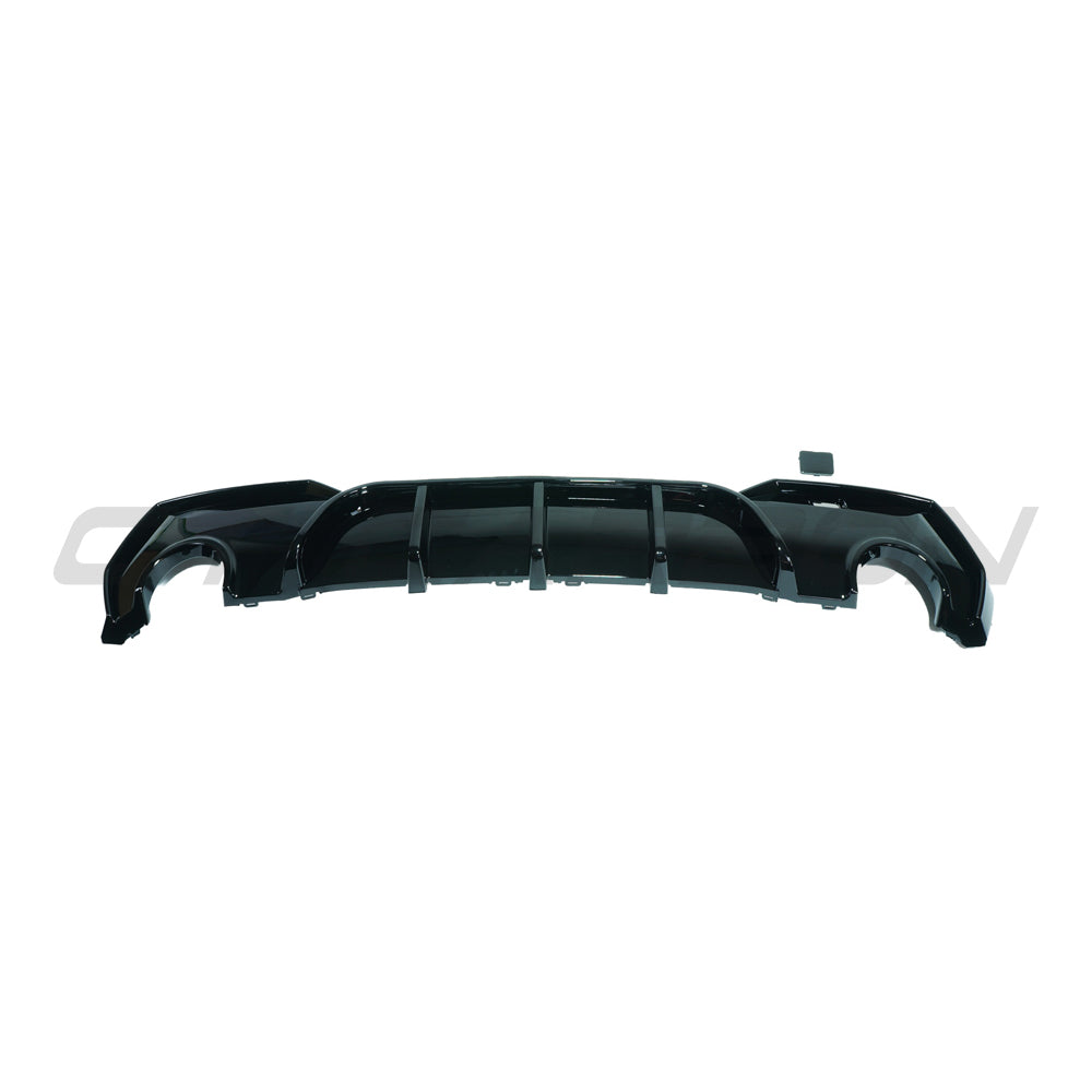 BMW G22/G23 4 Series 2020-2024 Pre LCI Gloss Black Round Tip Diffuser - view 7