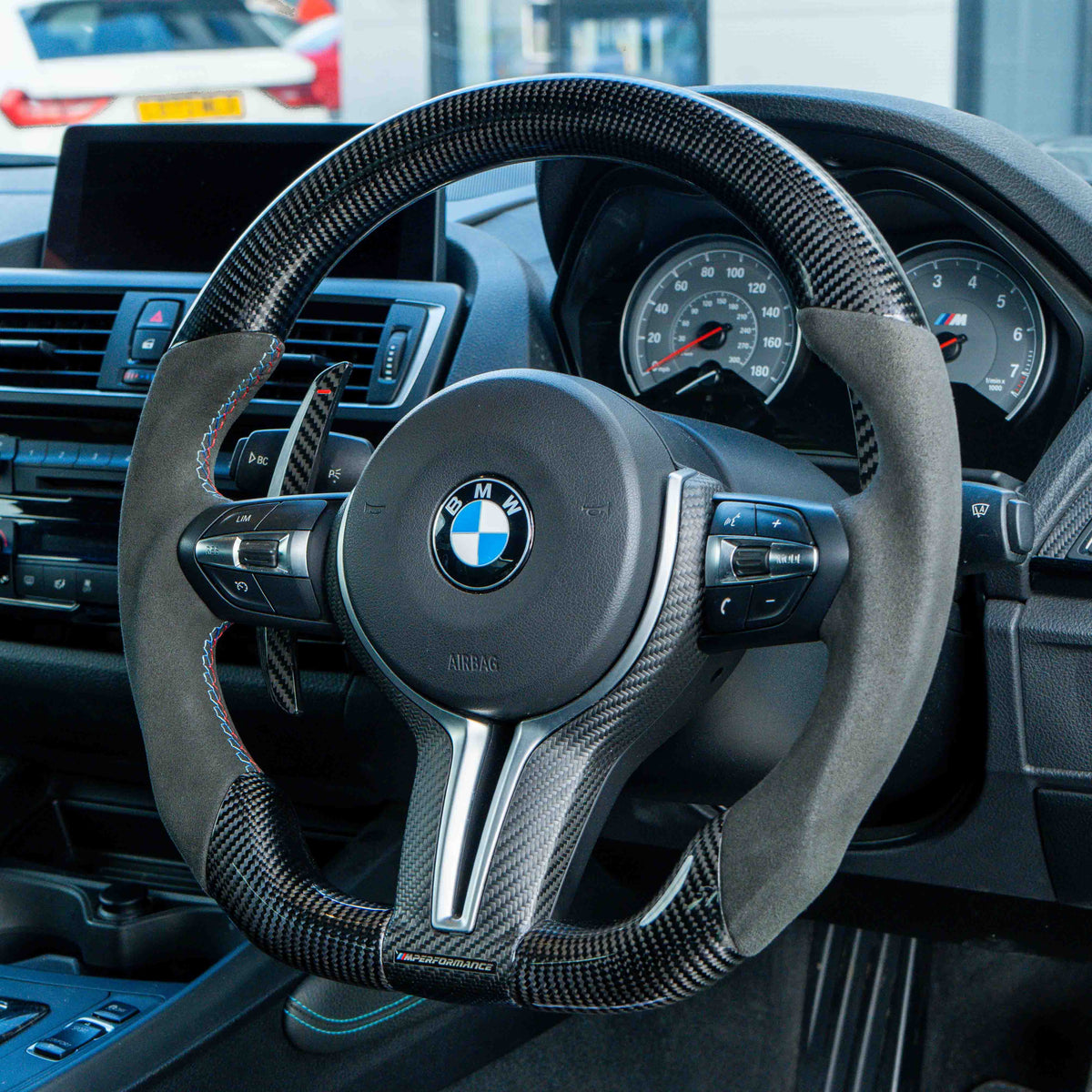 BMW Carbon Fibre Magnetic Shifter Paddles - view 3