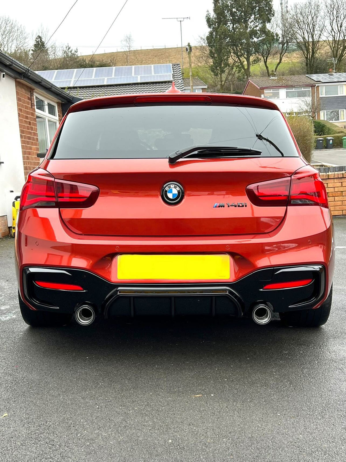 BMW F20/F21 1 Series LCI Gloss Black Diffuser - view 2
