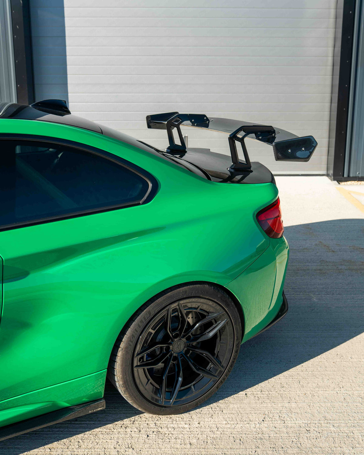 BMW F87 M2/M2C & F22 2 Series Carbon Fibre Swan Neck Wing - V8 - CT Design - view 7