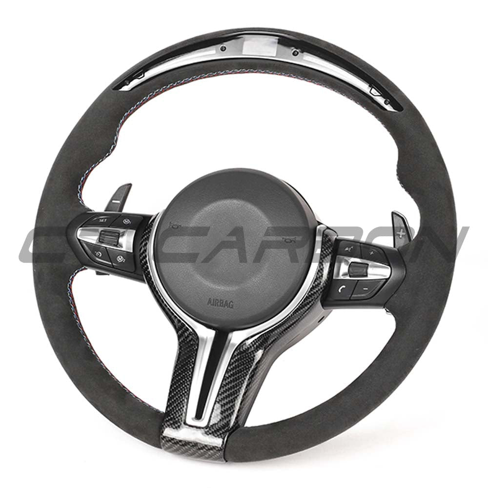 BMW Fxx Alcantara / Led Custom Steering Wheel - view 2