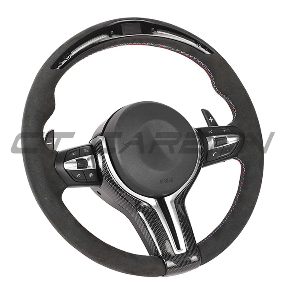 BMW Fxx Alcantara / Led Custom Steering Wheel - view 3