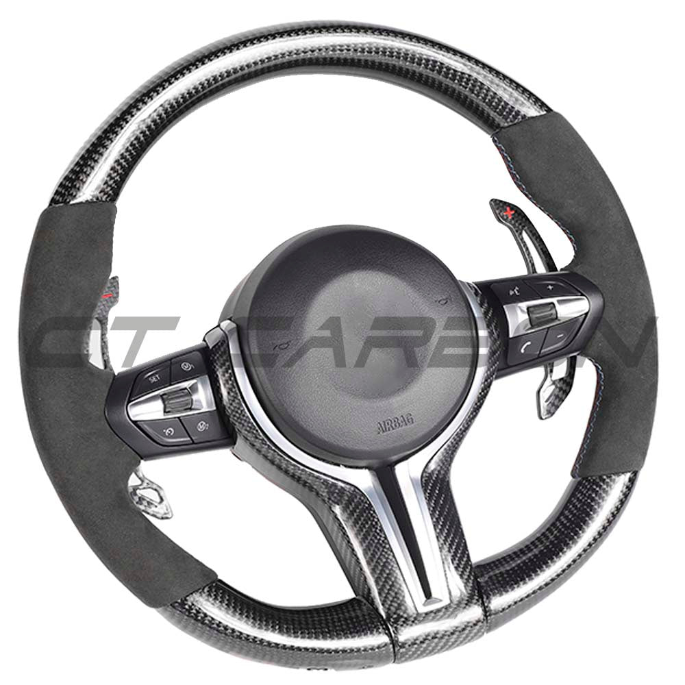BMW Fxx Carbon Fibre / Alcantara Custom Steering Wheel - view 2
