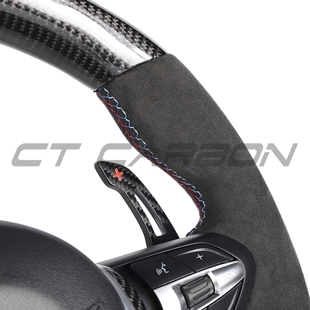 BMW Fxx Carbon Fibre / Alcantara Custom Steering Wheel - view 3