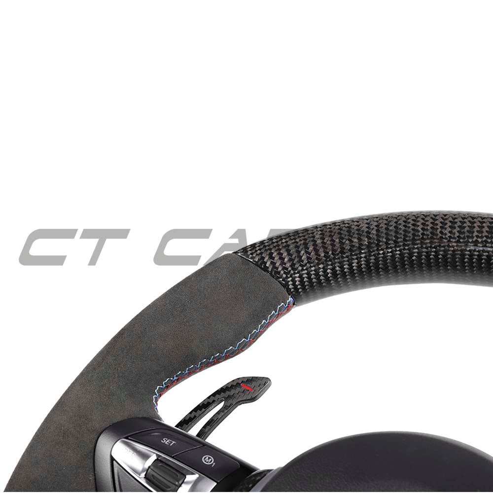 BMW Fxx Carbon Fibre / Alcantara Custom Steering Wheel - view 7