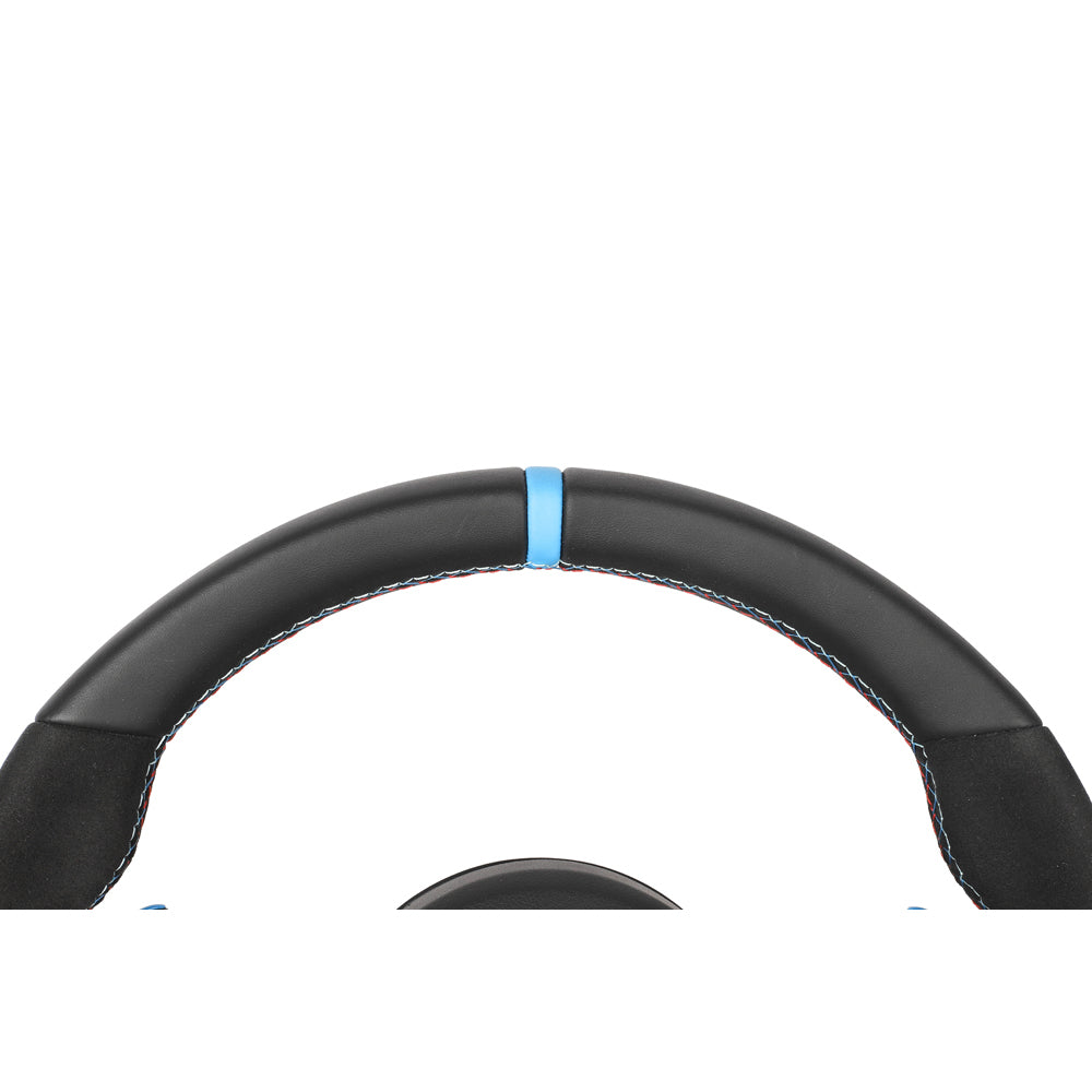 BMW Fxx Leather / Alcantara / Flat Bottom Custom Steering Wheel - view 5