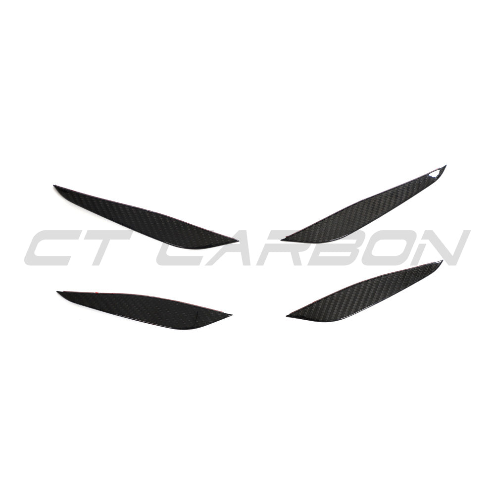 BMW G87 M2 Carbon Fibre Front Bumper Canards - view 13