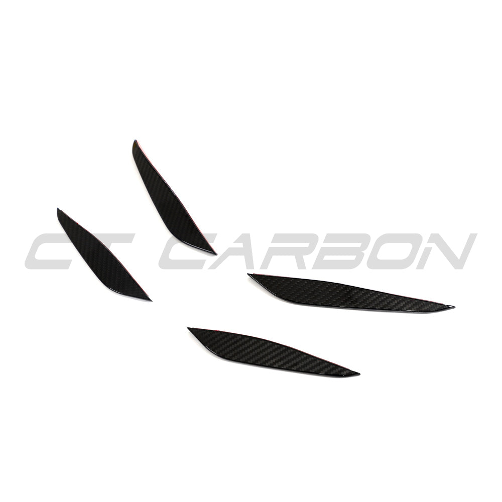 BMW G87 M2 Carbon Fibre Front Bumper Canards - view 14
