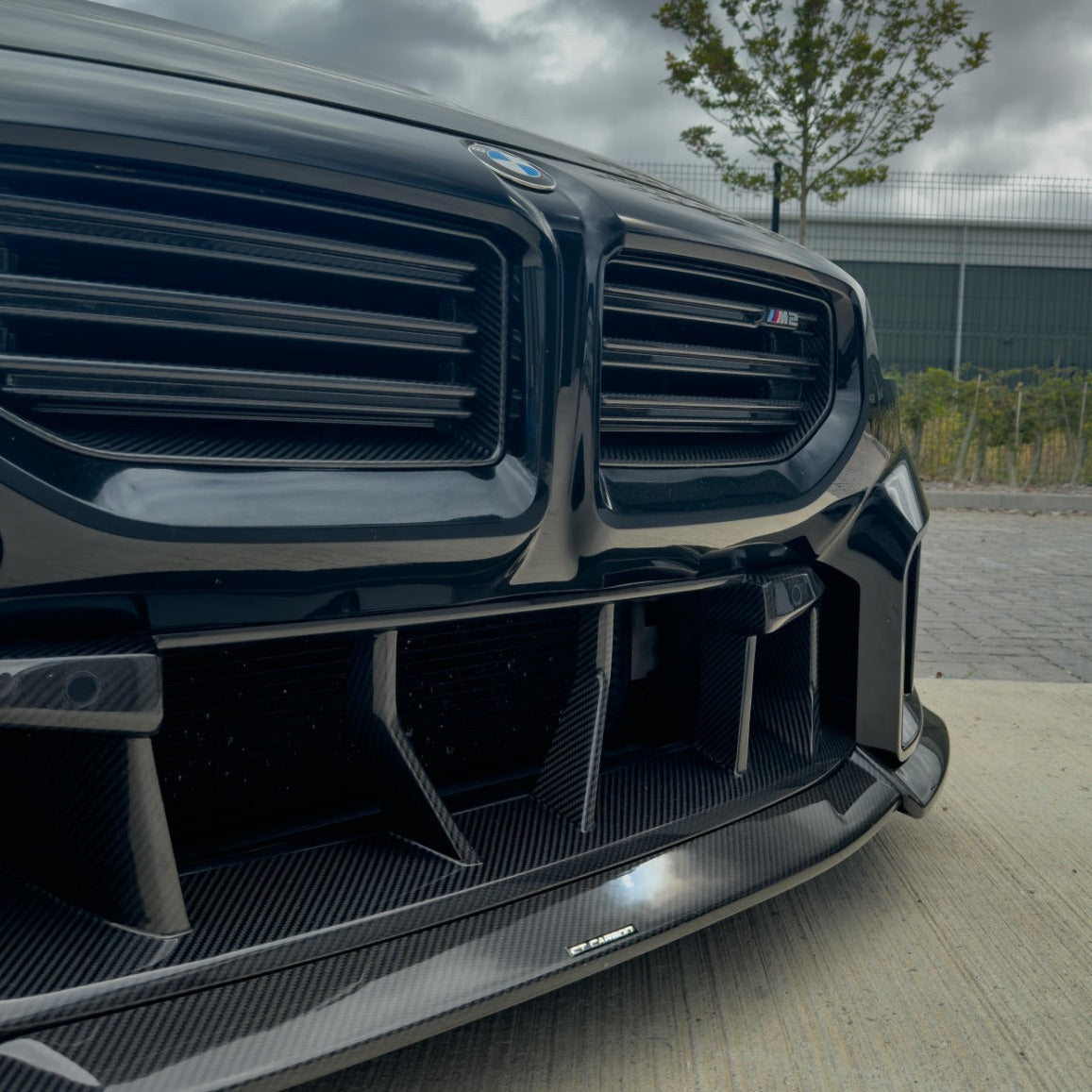 BMW G87 M2 Carbon Fibre Lower Grille - V1 - CT Design - view 11