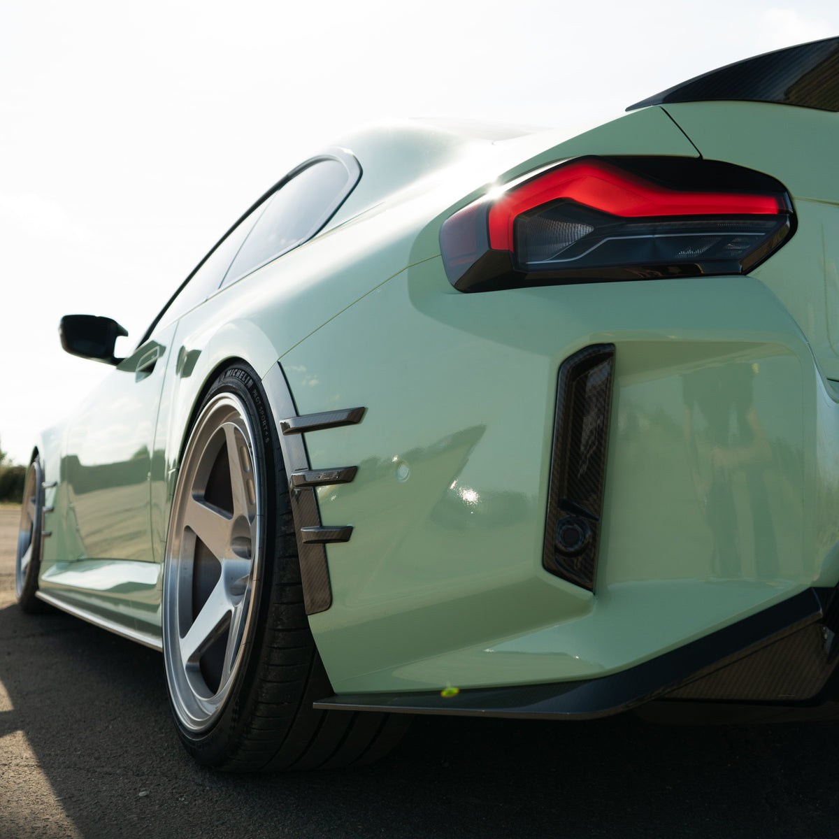 BMW G87 M2 Carbon Fibre Rear Side Fender Trim - view 9