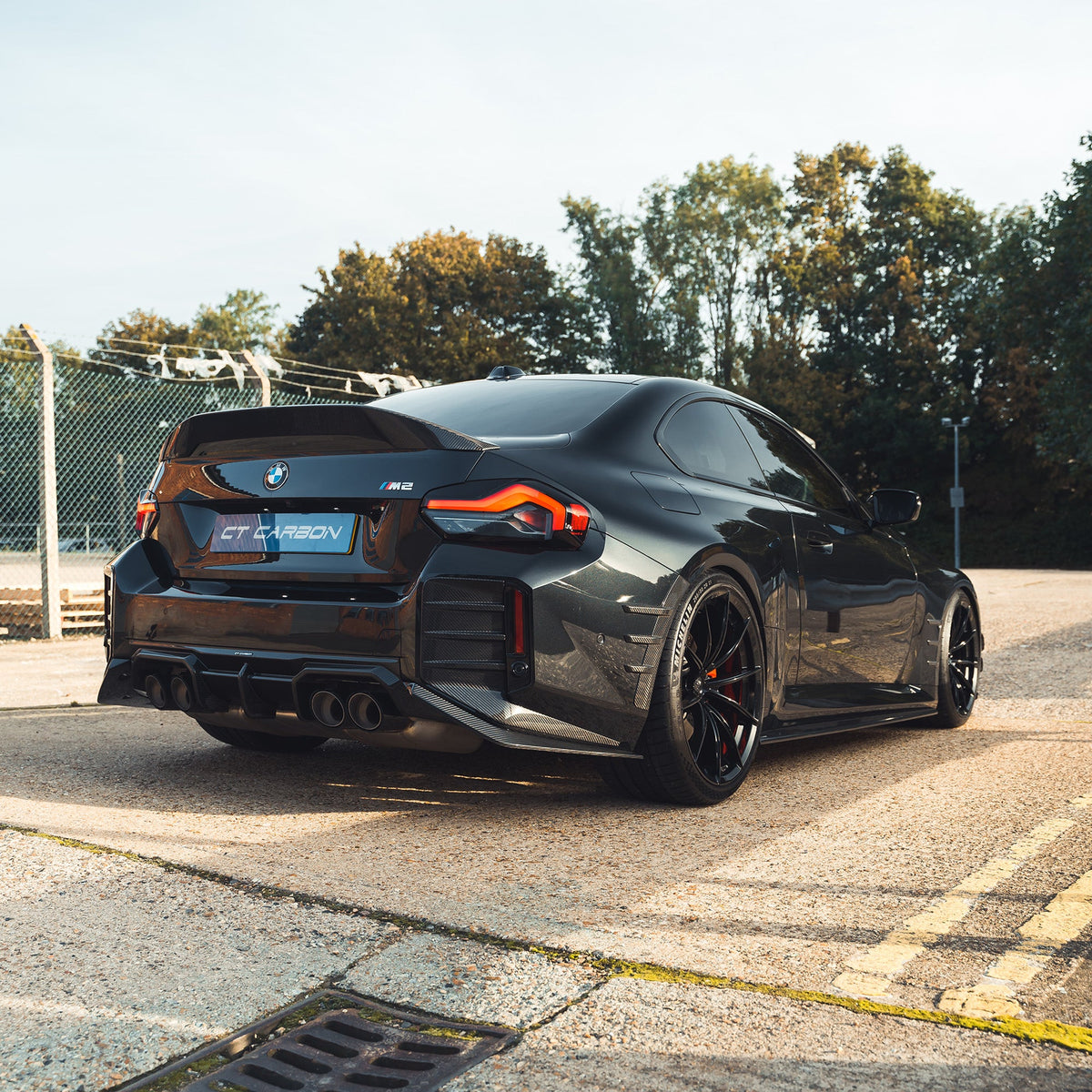 BMW G87 M2 Carbon Fibre Side Skirts - V1 - CT Design - view 6
