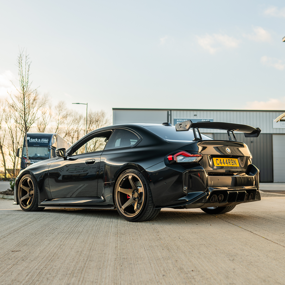BMW G87 M2 & G42 2 Series Carbon Fibre Swan Neck Wing - CT Design - view 2