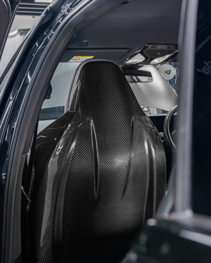 BMW GXX/F9X Full Carbon Fibre Seats Backs - view 3